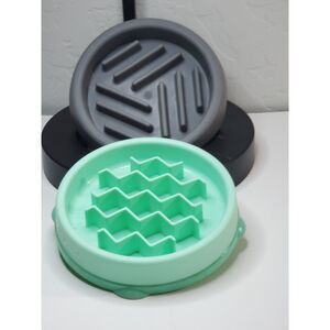 Two Dog Bowls for small dogs to stop them from eating to fast